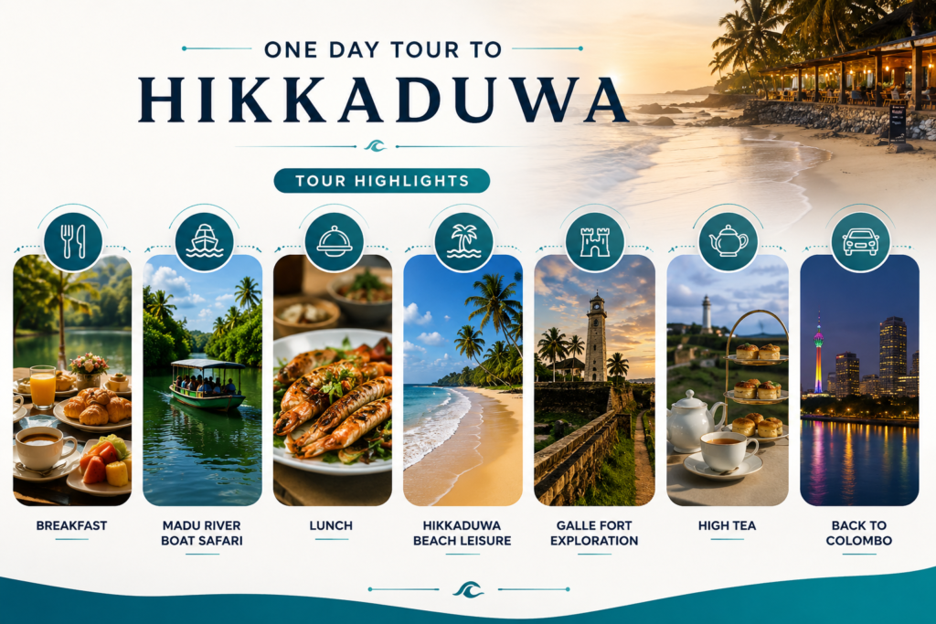 One Day Tour To Hikkaduwa